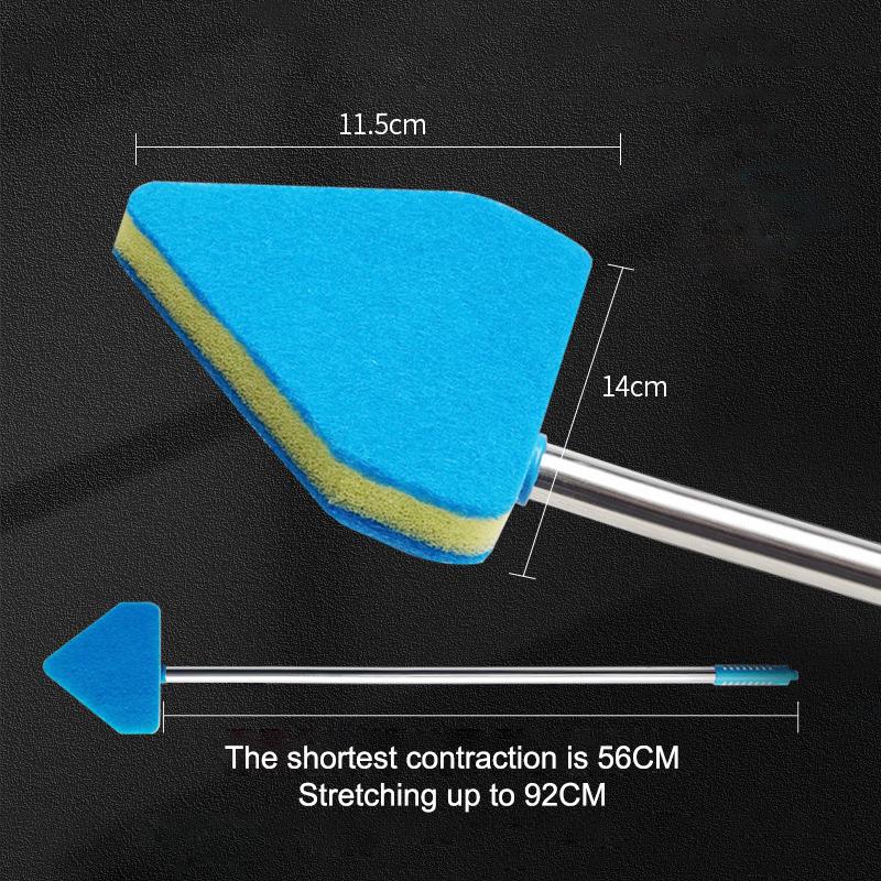 1/2 шт. фильтры для чистки аквариума, щетка для чистки аквариума, щетка для чистки стекла, длинная ручка, регулируемая щетка для чистки