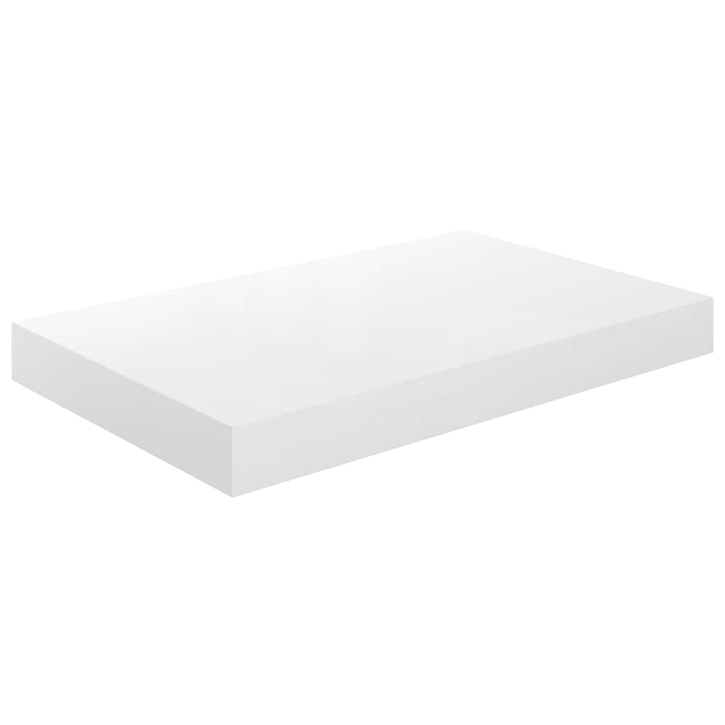 Floating Shelves Set 4 pcs. High Gloss White 40 x 23 x 3.8 cm MDF