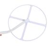 White Mosquito Net Stand Iron Canopy Holder Rack Bed Net Holder Stand  Home