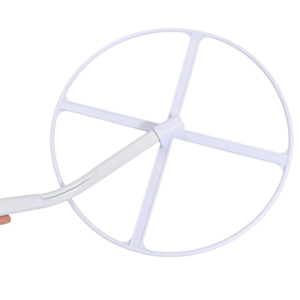 White Mosquito Net Stand Iron Mosquito Bar Frame Bed Net Holder Stand Baby Crib Cot