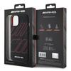 Amg Amhmp15S23Sspk Iphone 15 / 14 / 13 6.1 Czarny/Black Hardcase Silicone Large Rhombuses Pattern Magsafe