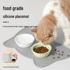 Silicone Pet Dining Placemat - Non-Slip, Waterproof, Anti-Spill, Easy-Clean, for Cats & Dogs