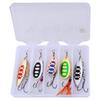 6g/8g Spinner Baits with Treble Hook Cast Jigging Spoon Lures Saltwater Sinking Fishing Baits Spinnerbait