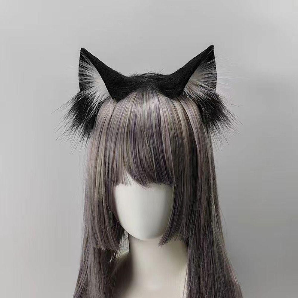 Lolita Cosplay Headwear Jk Plush Hair Band Cute Cat Ears Headband Female Hair Accessories