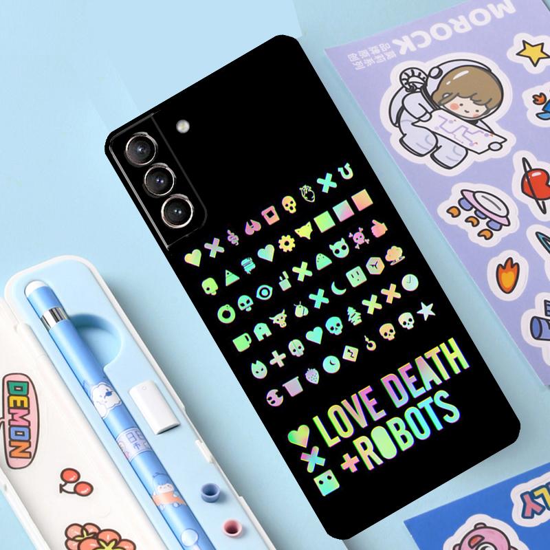 Чехол «Любовь, смерть и роботы» для Samsung Galaxy S23 S21 S22 Ultra Plus Note 10 20 S8 S9 S10 Plus S20 FE