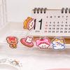 Cartoon Index Clamp Office Supplies Paper Clip Transparent Clip Binder Clips Snacks Sealing Clip