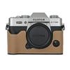 Получехол из алюминиевого металла и натуральной кожи для Fujifilm XT30 Fuji X-T30 XT30II XT30III XT10 XT20 Отверстие для батареи Нижняя крышка