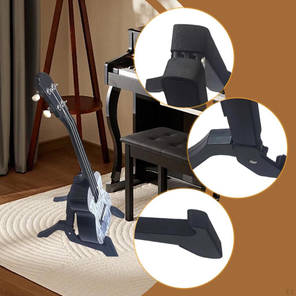 Складная гитарная стойка А-образной рамы Портативный держатель Аксессуары для музыкальных инструментов для акустической