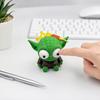3D фигурка Йоды, Забавная настольная модель-украшение Йоды, Интерактивная игрушка Йода с вращающимися глазами, Креативный подарок для кино
