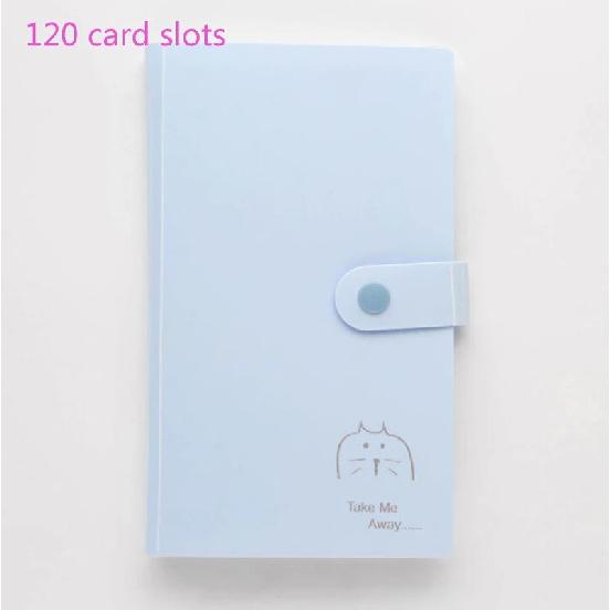120/240 Pocket Name Card Book Home Picture Case Storage Photo Album Card Photocard Name Card ID Holder Home Accessories Dropship