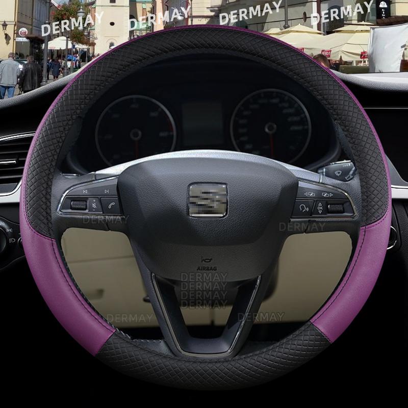 Для Seat Leon FR MK1 MK2 MK3 1M 1P 5F KL1/KL8 Cupra Leon автомобильный чехол на руль из искусственной кожи Нескользящий авто