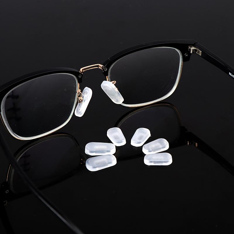 2 Pairs Embedding Anti-Slip Silicone Nose Pads for Eyeglasses Glasses Spectacles
