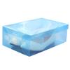 Foldable Plastic Shoe Boxes Organizer Storage Stackable Tidy Box
