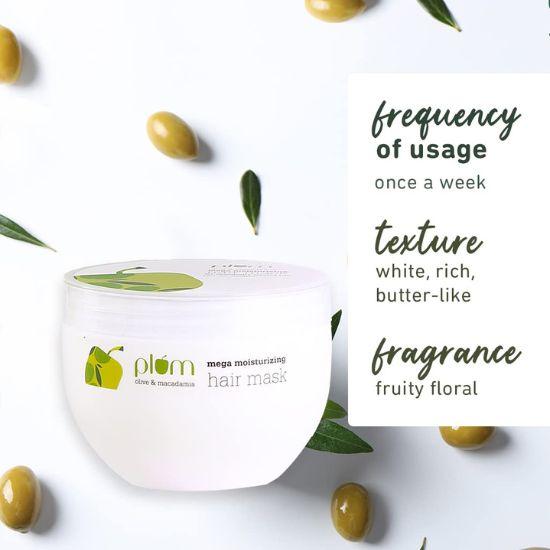 Маска для волос Plum Olive для поврежденных волос, окрашенных волос, волос после салонного ухода | Масло ши | Спа-крем для волос для женщин и мужчин | 250 г