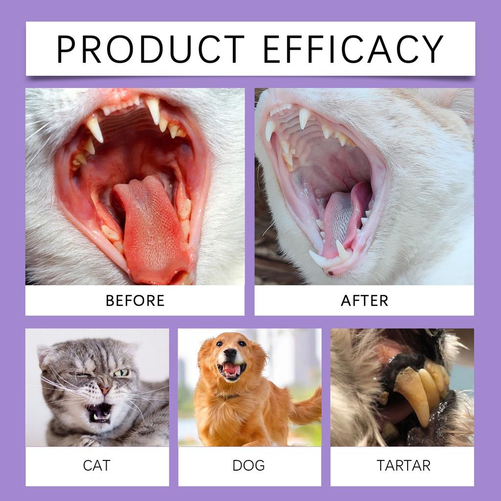 Капли для освежения дыхания домашних животных Мягко очищают зубы домашних животных, устраняют неприятный запах изо рта и освежают дыхание 30 мл