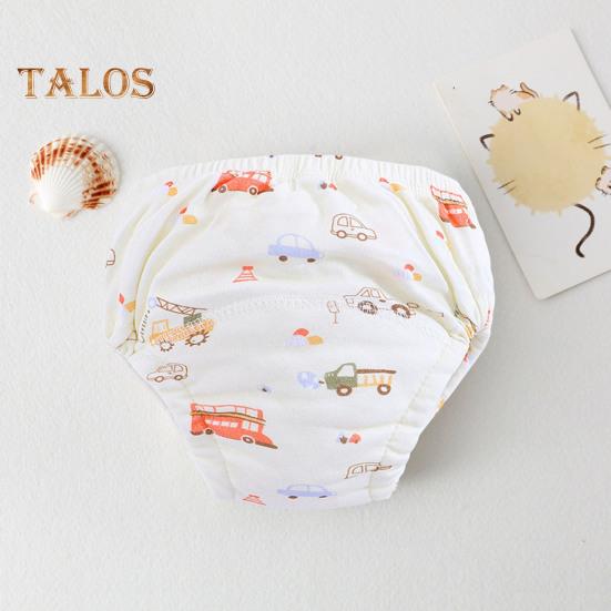 6 шт. нижнего белья для приучения к горшку, дышащие детские подгузники, герметичные трусики для приучения к горшку, регулируемые резинки, трусики для писания для малышей