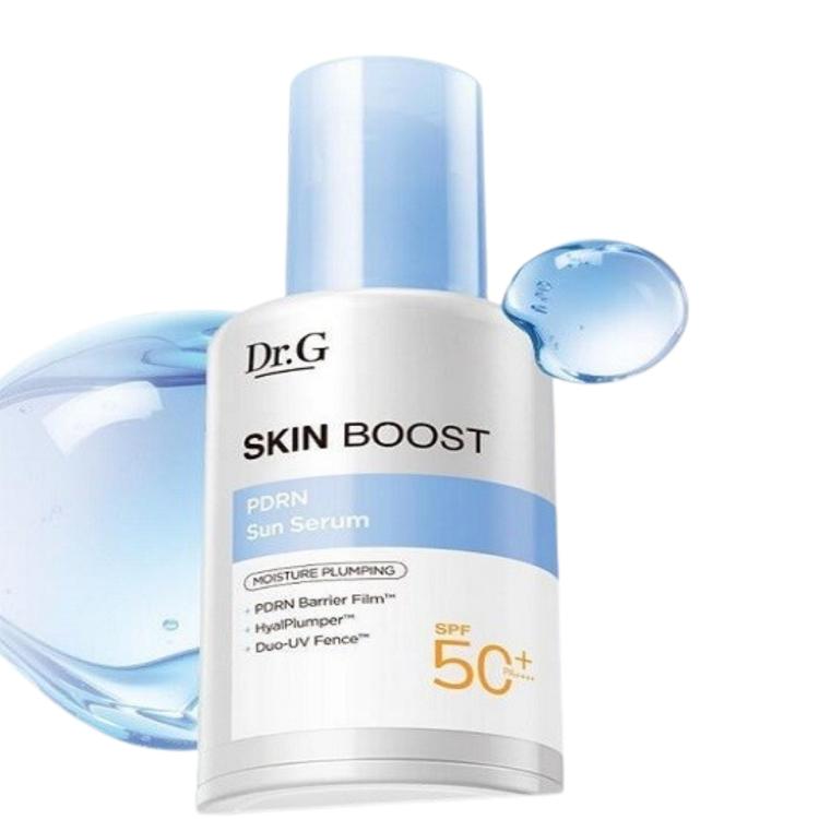 Dr.G Сыворотка для сияния кожи Skin Boost PDRN с SPF50+ PA++++ 50 мл Укрепляющая & Защита от УФ-излучения