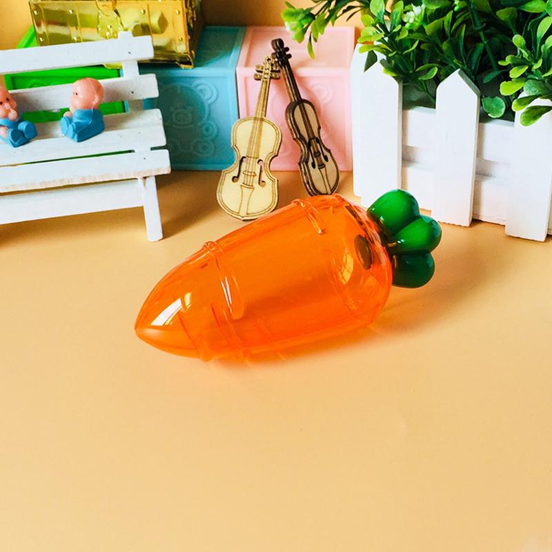 1 шт. Подарочная коробка Сделай сам Хранение Вечеринка Пасхальное украшение Коробка для конфет в виде морковки Креативный пластик Декоративные товары для вечеринок