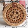Square Round Mulit Straw Bag Handbags Women Summer Rattan Bag Handmade Woven Beach Circle Bohemia Handbag