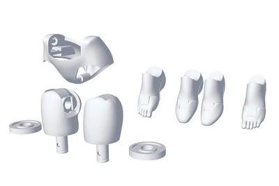 Kotobukiya Megami Device 02 Набор низа Приблизительно 20 мм в масштабе Пластиковый набор для сборки KP567 M.S.G Белый, Длина, 1/1