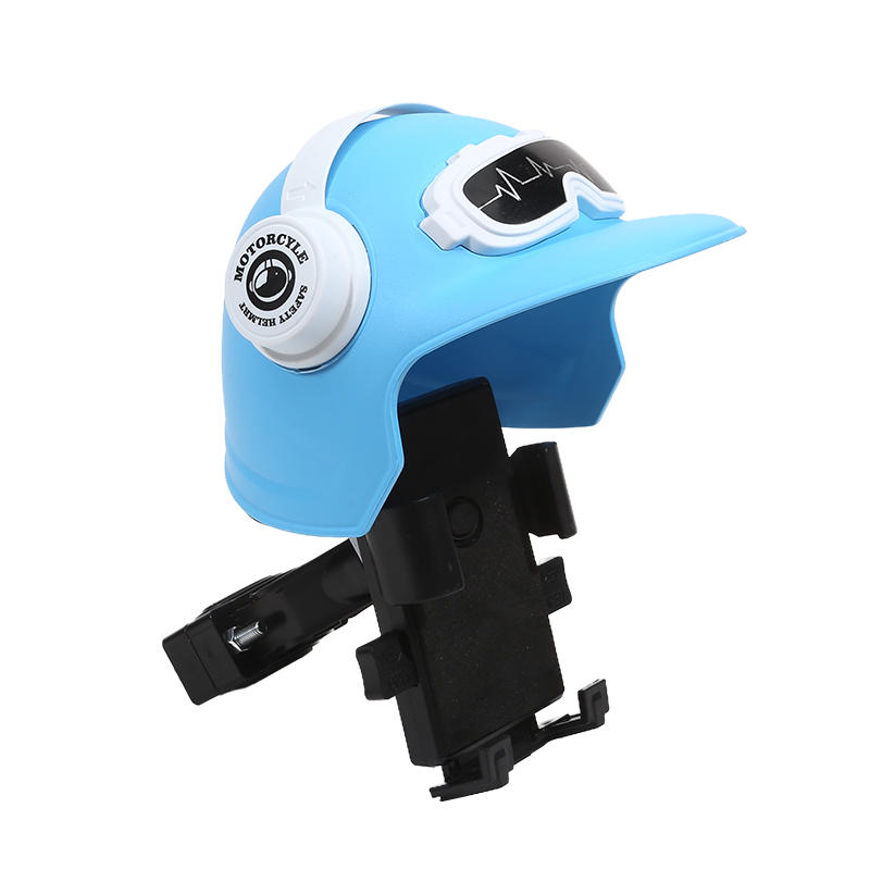 Creative Small Helmet Sunscreen Phone Stand Sunshade Umbrella Phone Bracket Mobile Phone Holder for Motorcycle Bike Accessories