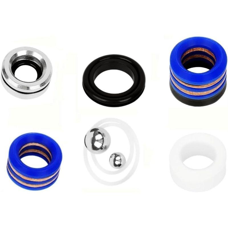 A84E-(1+4Pk)244194 Pump Repair Packing Kit&246385 7/8 Inch UNF Inlet Strainer Screen Replacement Kit For 390 395 490 495 595