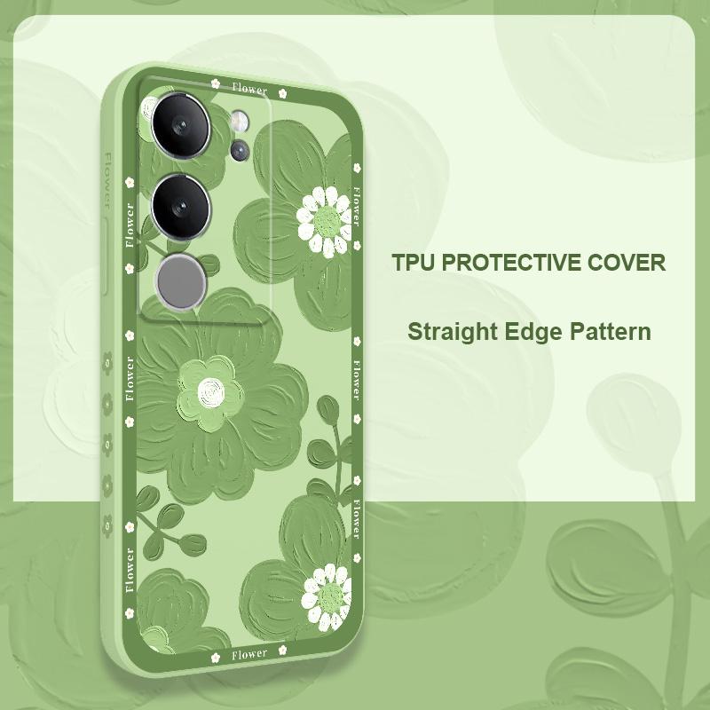 Чехол для телефона 'Spoony Flowers' для VIVO V50 V40 V30 V29 V29E V27 V27E V25 V25E V23 V23E V21 V20 Y20 Y12 Y21 Y22 Y50 Y35 Y76 Pro 4G 5G