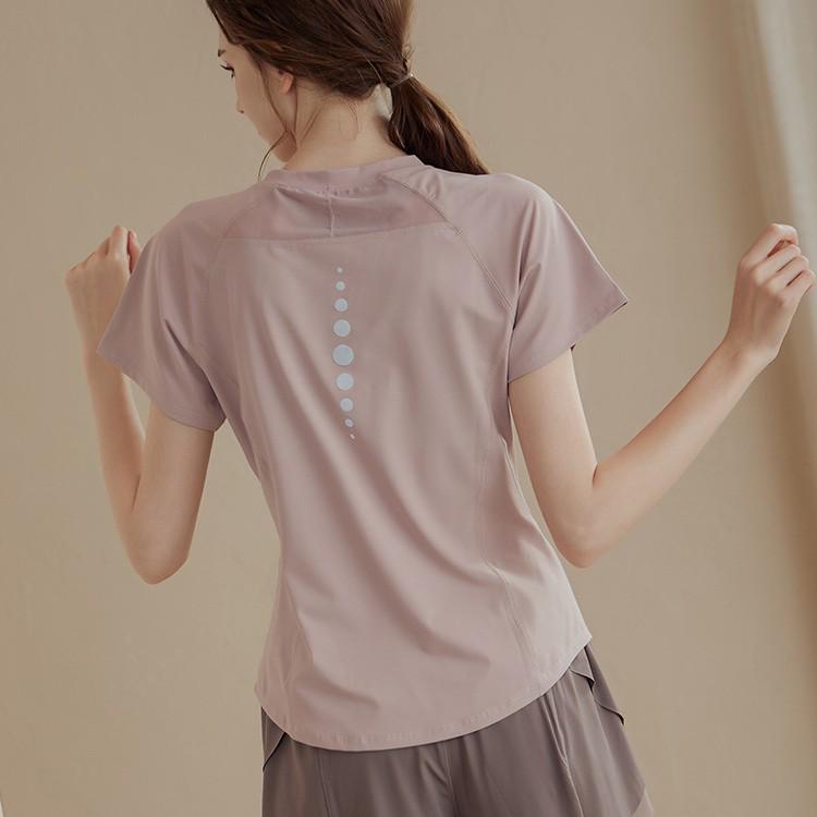 Женская быстросохнущая дышащая футболка для йоги Slim Fit 2024 года