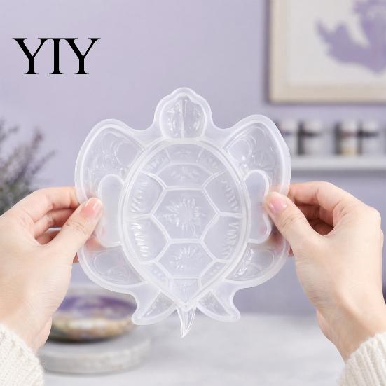 DIY Epoxy Resin Turtle Large Sea Mold, 3D Silicone Mold for Casting, Detailed Marine Geometric Animal Molds Wall Hanging Decoration, Coastal