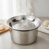 Large Hole Kitchen Steam Tray Round Pot Steam Insert Stainless Steel Steamer Basket  Kitchenware