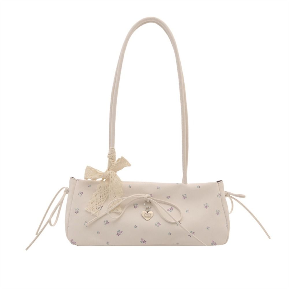 High Quality Casual Drawstring Shoulder Bag Khaki Color Trendy Handbag Lightweight Large Capacity Tote Bag