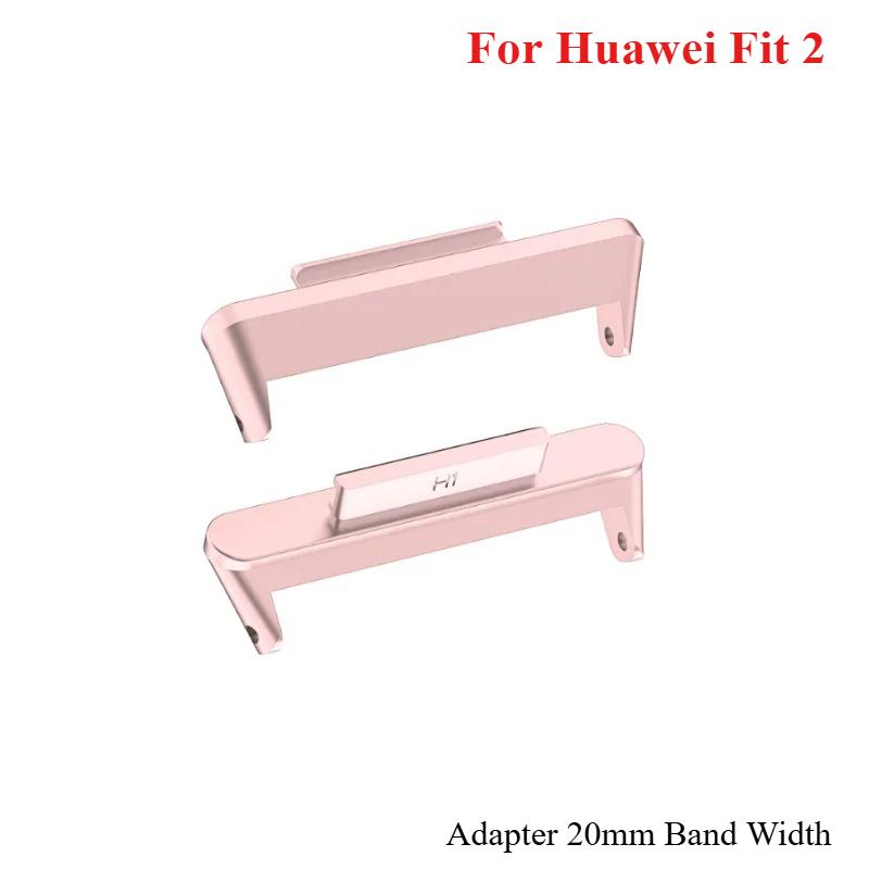1 пара адаптеров для ремешка Huawei Watch Fit 3 20 мм для смарт-часов, коннекторы из нержавеющей стали 316L, аксессуары для ремешка Huawei fit2/1