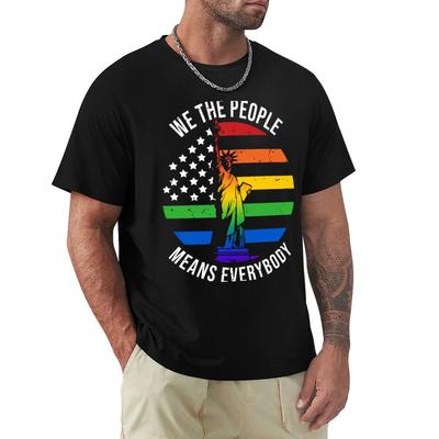 We The People Means Everyone Vintage Lgbt Gay Tshirt Uv Sun Protection Tee Shirt
