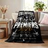 Collingwood Football Club blanket Flannel Blanket Soft Cozy Plush Throw for Sofa Bed Lightweight Home Decoration Gifts for Christmas various holidays
