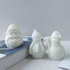 DIY Snowman Santa Claus Silicone Mold Handmade Aroma Candles Plaster Ornaments Mould Christmas Candles Decor Molds