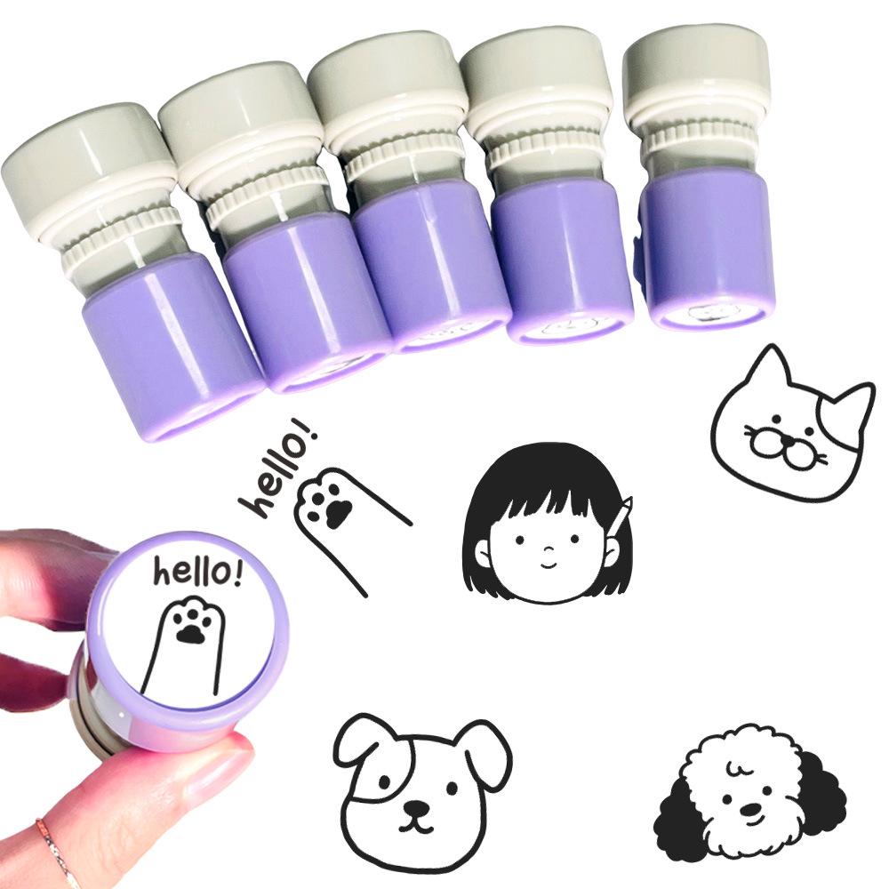 5 штампов с комментариями для учителей в цветах Моранди: Штампы для поощрения и награждения детей
