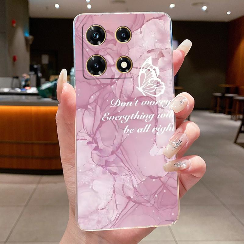 Чехлы для Infinix Note 30 Pro Чехол-бампер с цветочным рисунком для Note 30 VIP Для Infinix Note 30 5G X6711 Note30 4G Мягкий силиконовый ТПУ чехол