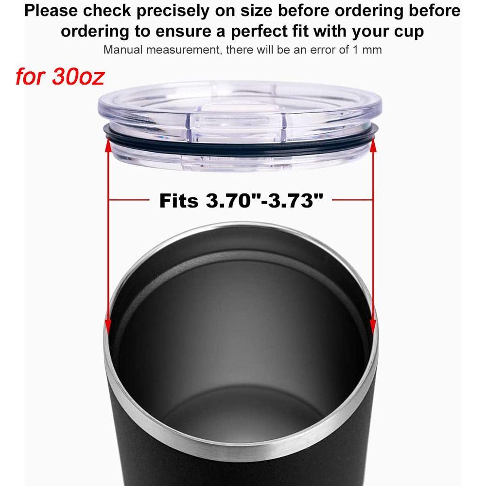 2pcs Durable Themos Tumber Bottle Cover Cup Cap Plastic Lids for Yei