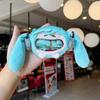 Cartoon Hatsune Miku Coin Purse Keychain - Cute Plush Earphone Bag Doll Pendant