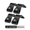 4pcs Car Rear Seat Hook Storage Hanger Organizer Accessories For Mercedes Benz AMG C180 C300 W124 W176 W177 C200 C260 GLC CLE