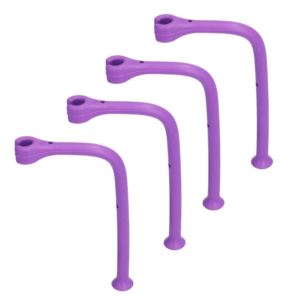 4PCS Heat Resistant Wine Glass Holder Silicone Wine Glass Hanger Stemware Holder Dishwasher Rack