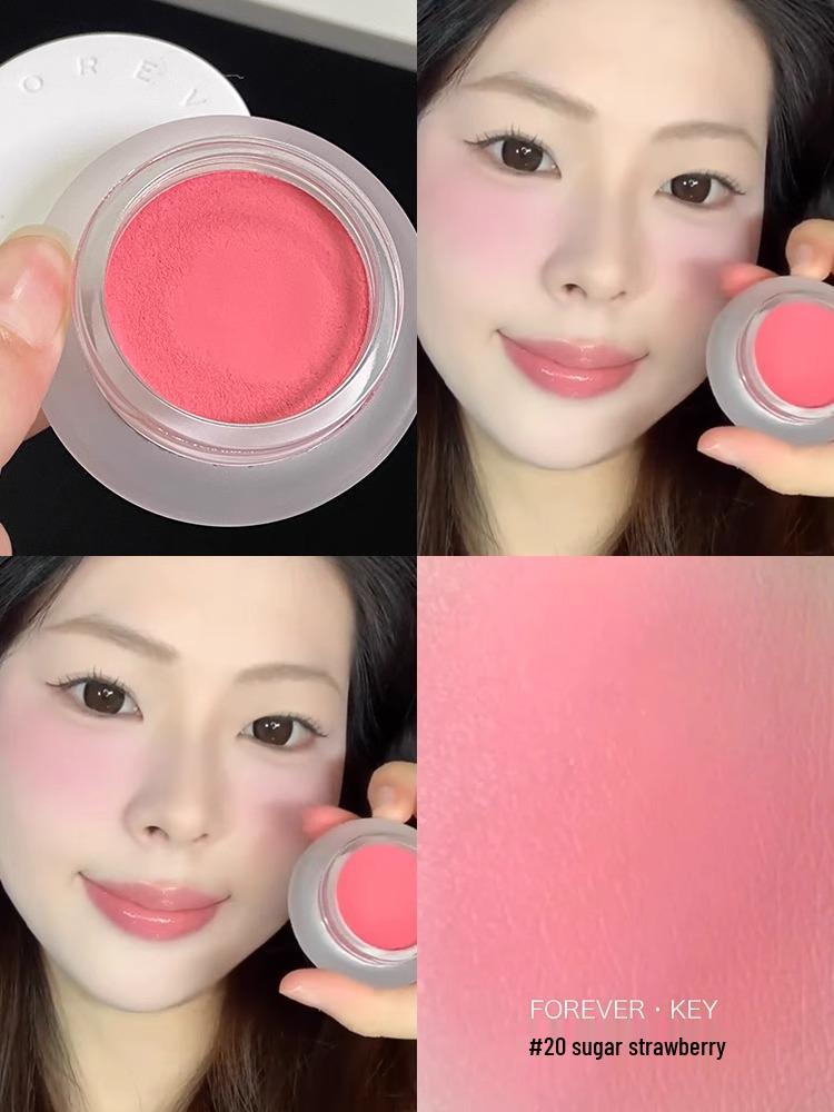Foreverkey Расширяющийся румяна и тинт для губ 4г: Кремовые румяна и тинт для губ двойного назначения