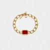 PANACHE CHASUNYOUNG Carnelian Signet Chain Bracelet