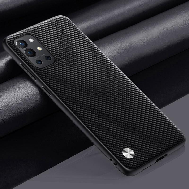 Luxury PU Leather Case For OnePlus 9R 9 R OnePlus9 R Back Cover Matte Silicone Phone Case For OnePlus 9 Pro 9Pro One Plus 9 Pro