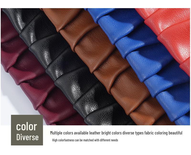 Беспроводная стеганая 3D тисненая плиссированная ПУ дышащая водонепроницаемая эластичная ткань для одежды, сумок и обуви