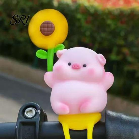 Non-drilling Car Mount Ornament Cartoon Windmill Decoration with Soft Doll Cute Rotary for Dashboard Animal Handlebar & Vent Solar/Manual Spin