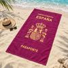Spain Beach Towel Quick Dry Sand Free Lightweight Beach Towels for Travel Swimming Camping