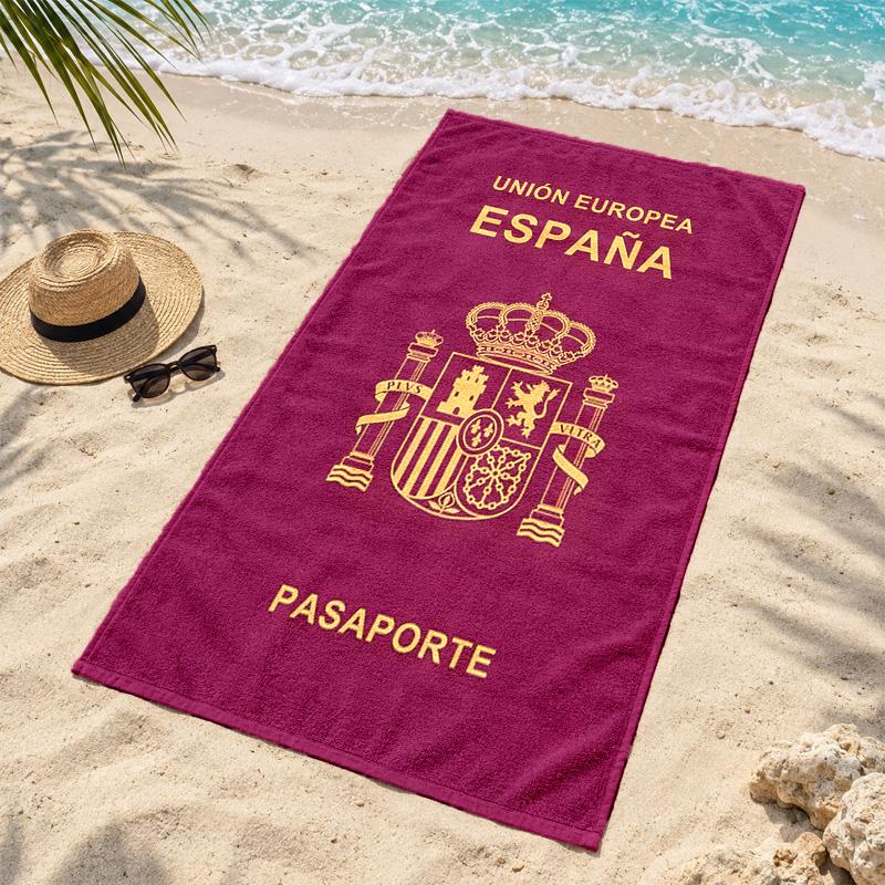 Spain Beach Towel Quick Dry Sand Free Lightweight Beach Towels for Travel Swimming Camping