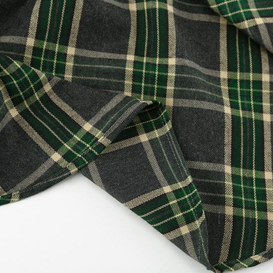 Женская осенняя рубашка с лацканами, однобортная рубашка с длинным рукавом, топы, клетчатый принт, свободная рубашка с накладным карманом, уличная одежда