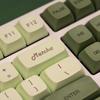 124 клавиши/набор DA Profile Matcha Green Keycap PBT Dye Sublimation для клавиш для механической клавиатуры 61 64 84 9